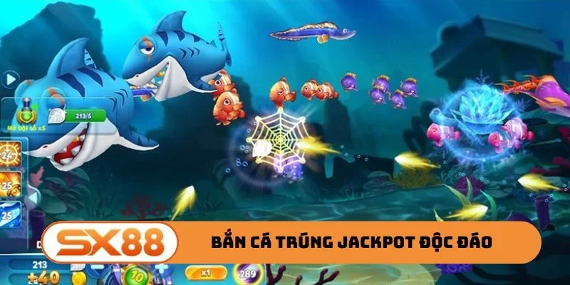 Bắn cá trúng Jackpot vận hành độc đáo