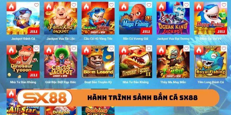 Hành trình sảnh bắn cá SX88
